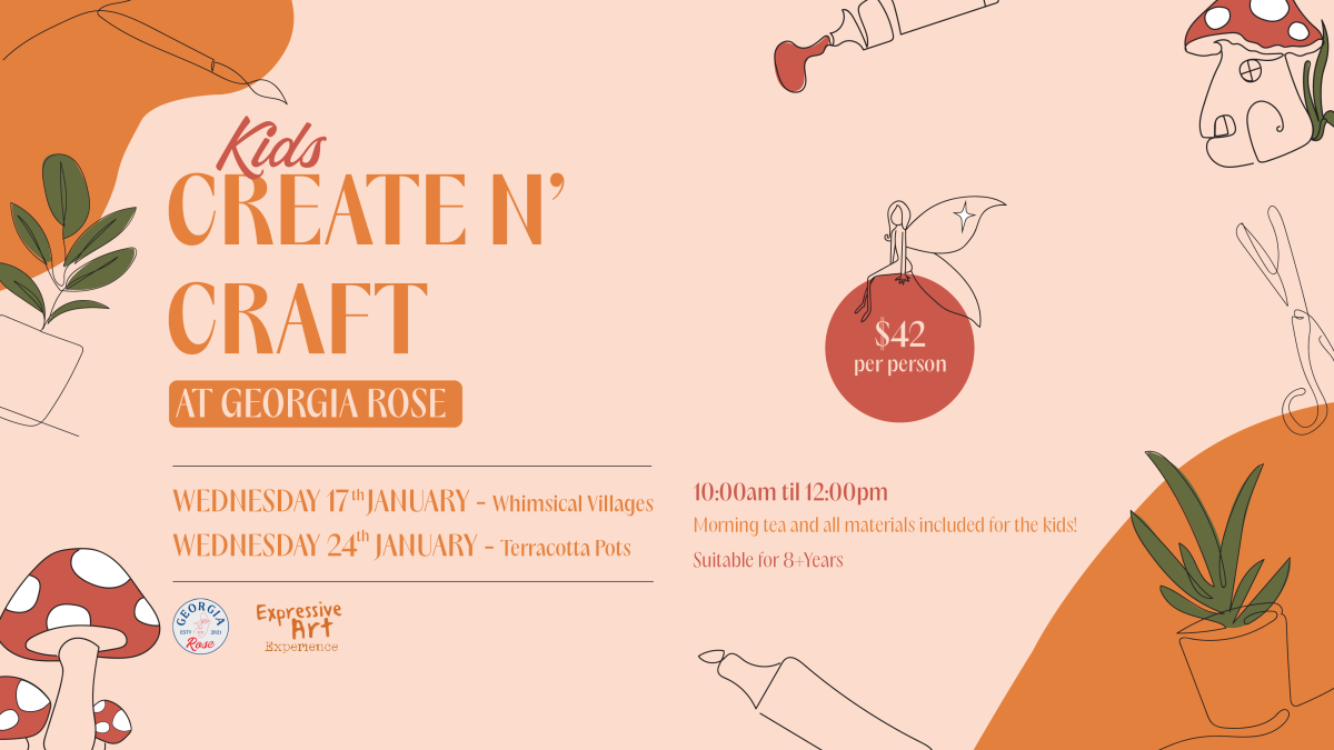Craft n Create Workshop Whimsical Villages by Expressive Art Experience
