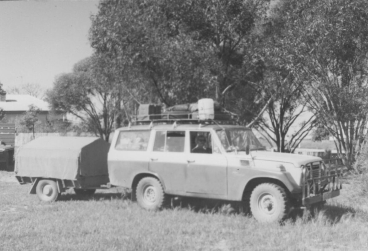 A 4WD and trailer