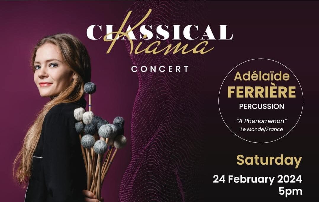 Flyer for Adelaide Ferriere concert