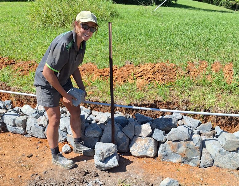 Wollongong’s Aislinn Rebel is following her passion for landscaping thanks to TAFE NSW Yallah.