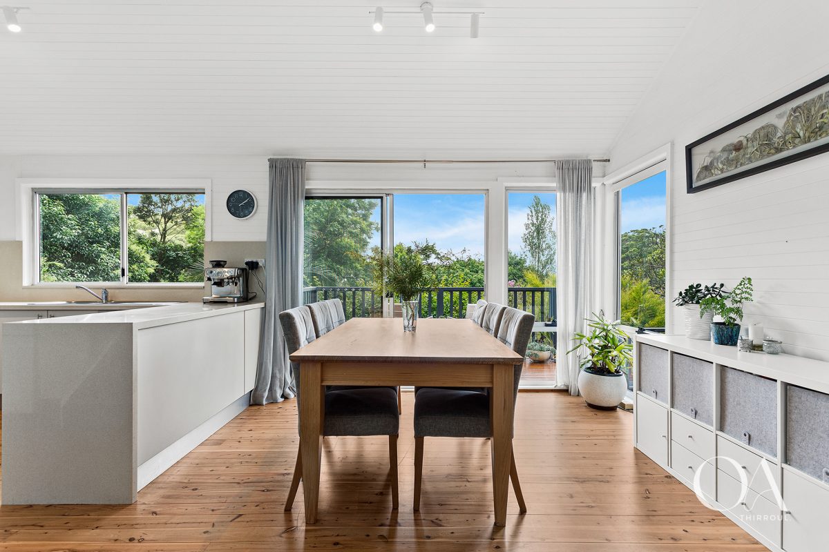 Dining room at 128 Morrison Avenue in Wombarra