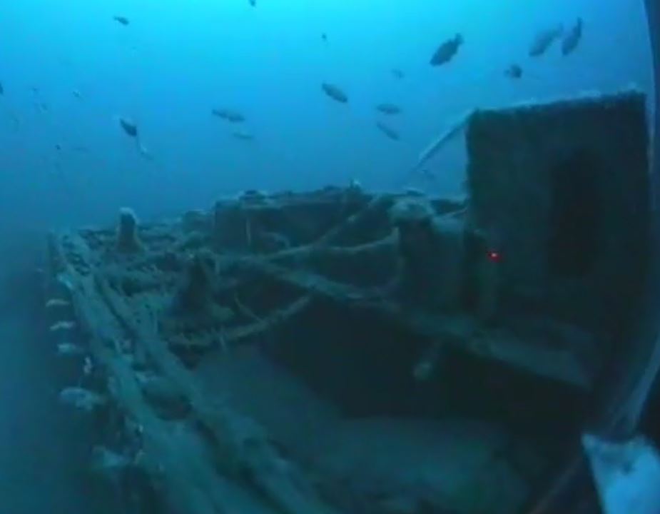 Underwater wreckage of Nemesis
