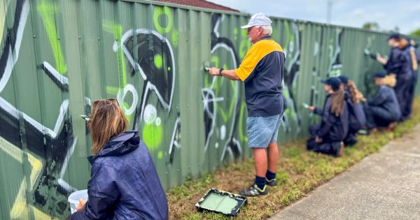 Students help tackle costly problem of graffiti vandalism