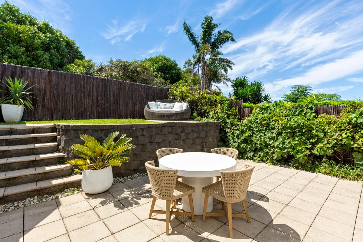 Back courtyard at 6A Headland Drive in Gerroa