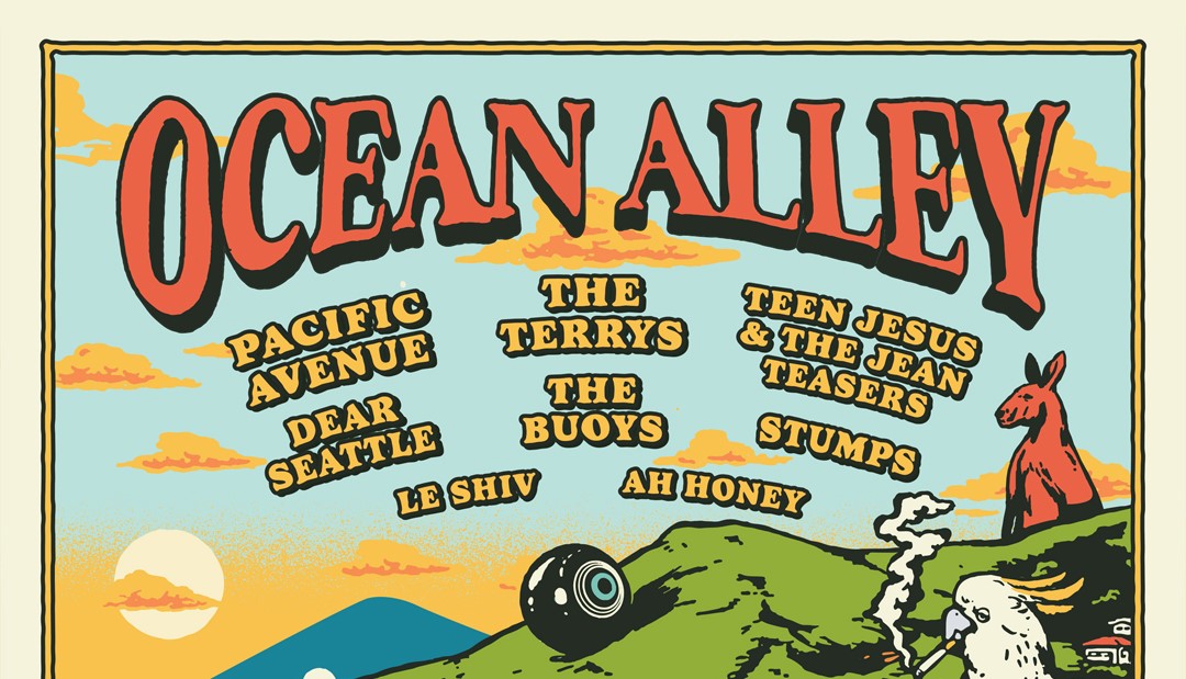 Flyer for Ocean Alley at University of Wollongong Gardens