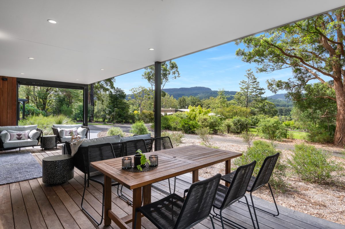Front deck at 65B Kangaroo Valley Road in Berry