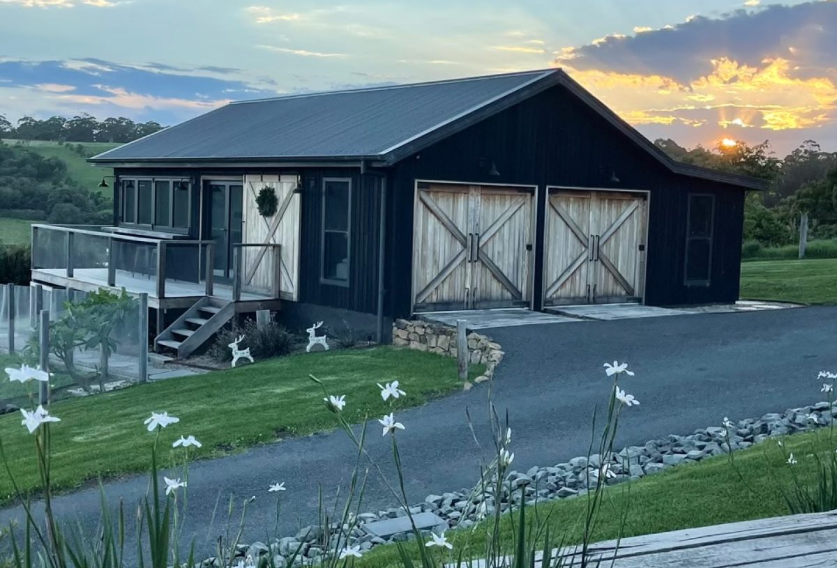 The Willowvale Road barn that is home to candle making workshops in Gerringong. Photos: Supplied.