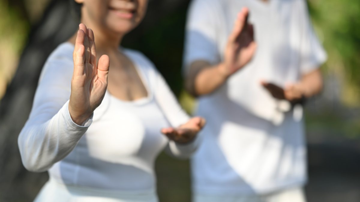 Tai chi close-up