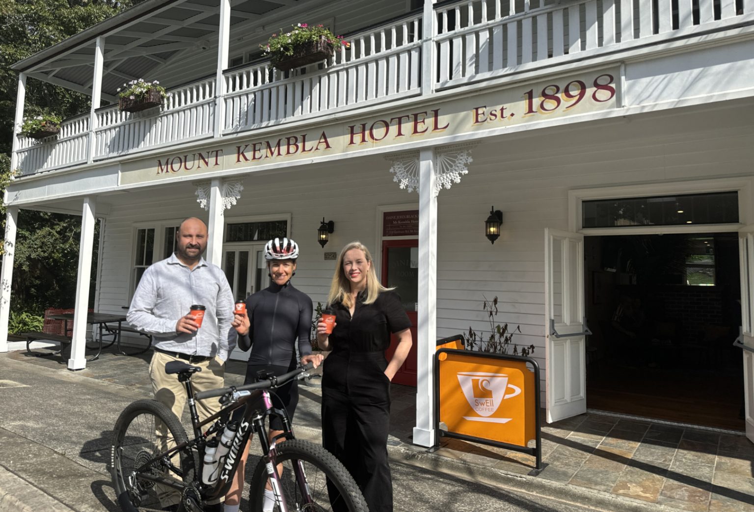 Historic Mount Kembla Village Hotel pedals into mountain bike tourism