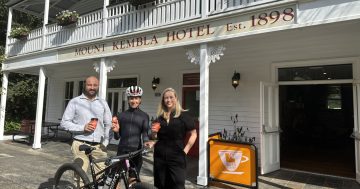 Historic Mount Kembla Village Hotel pedals into mountain bike tourism with new cafe and accommodation renovation