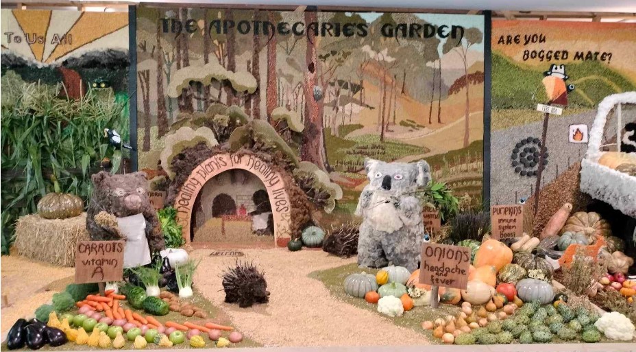 Produce display at Royal Easter Show