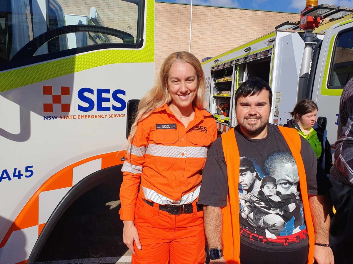 Nikki Ristoski and Goktug Yasar were all smiles at the Local Heroes event at Greenacres Disability Services on 15 May.