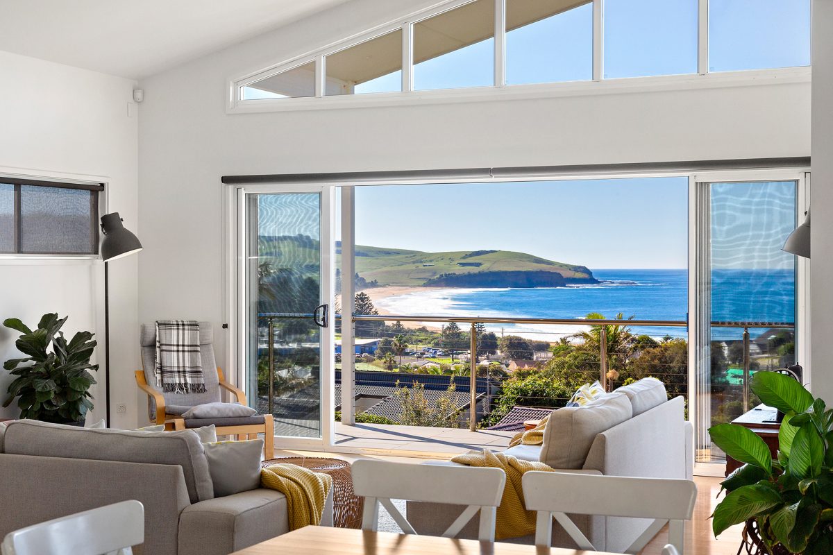 Open plan living at 39 Armstrong Avenue in Gerringong