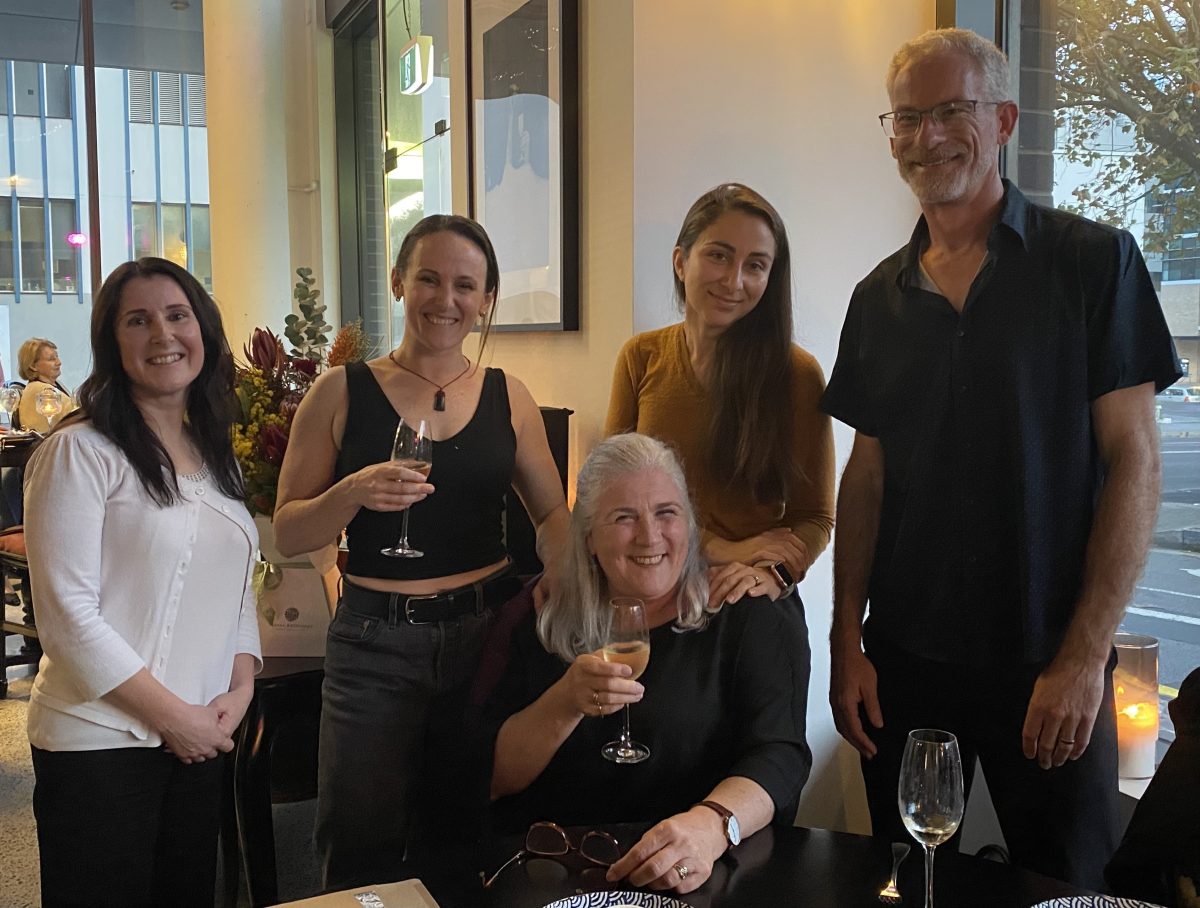 Region Illawarra journalists Kellie O'Brien, Zoe Cartwright, Dione David, Andrew Sutton, and editor Jen White