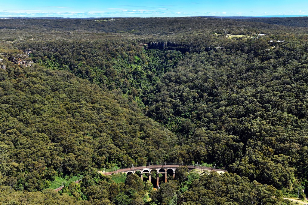 The Stanwell Park railway viaduct.