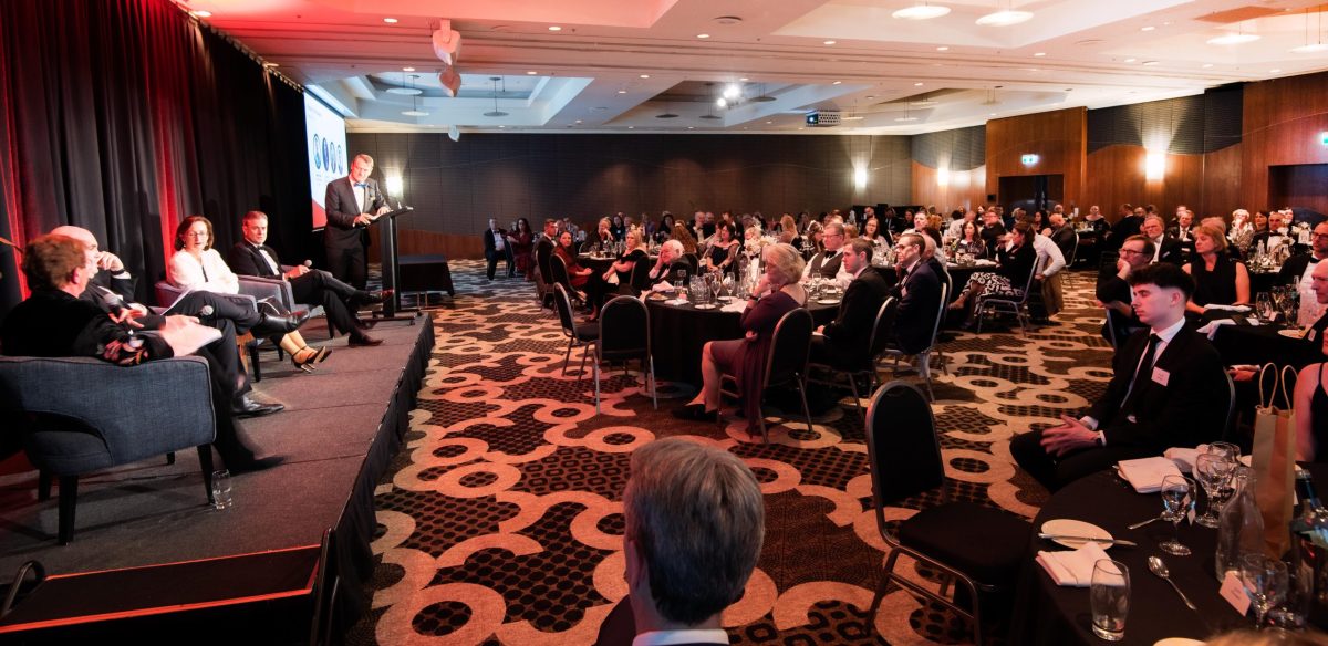 The audience listening to a panel dicussion at The Illawarra Connection.