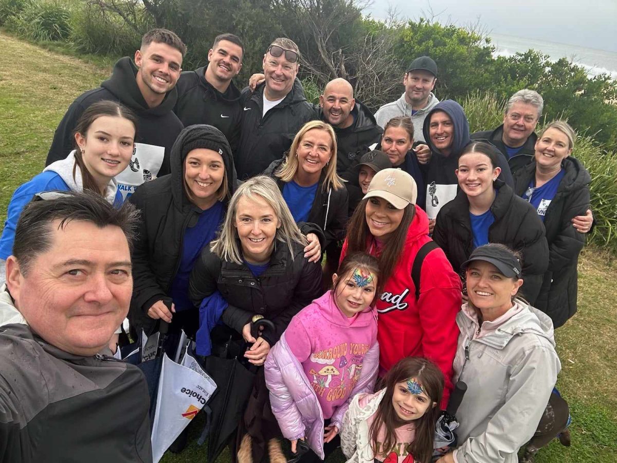 Anna Jessup, along with her A-Team, has taken part in every Illawarra Walk to Defeat MND since her mum was diagnosed in 2018. 