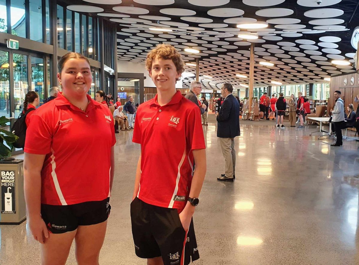 Lily Martin and Charles Alcock were two of the 47 Illawarra Academy of Sport scholarship recipients for 2024. 