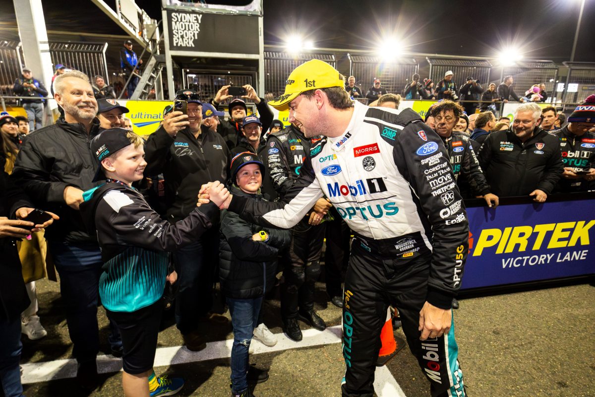 Albion Park boy Karmichael Fosteris got to meet his favourite race car driver, Chaz Mostert, after he won a national competition.