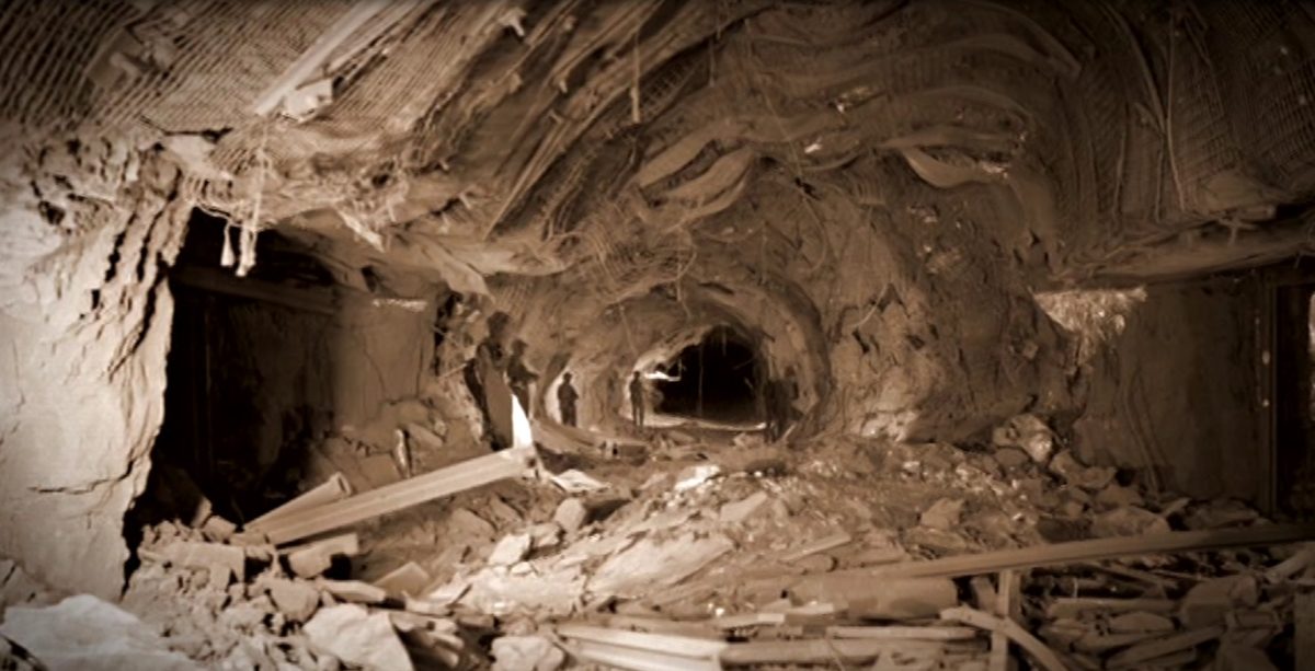 Appin Mine after the explosion.