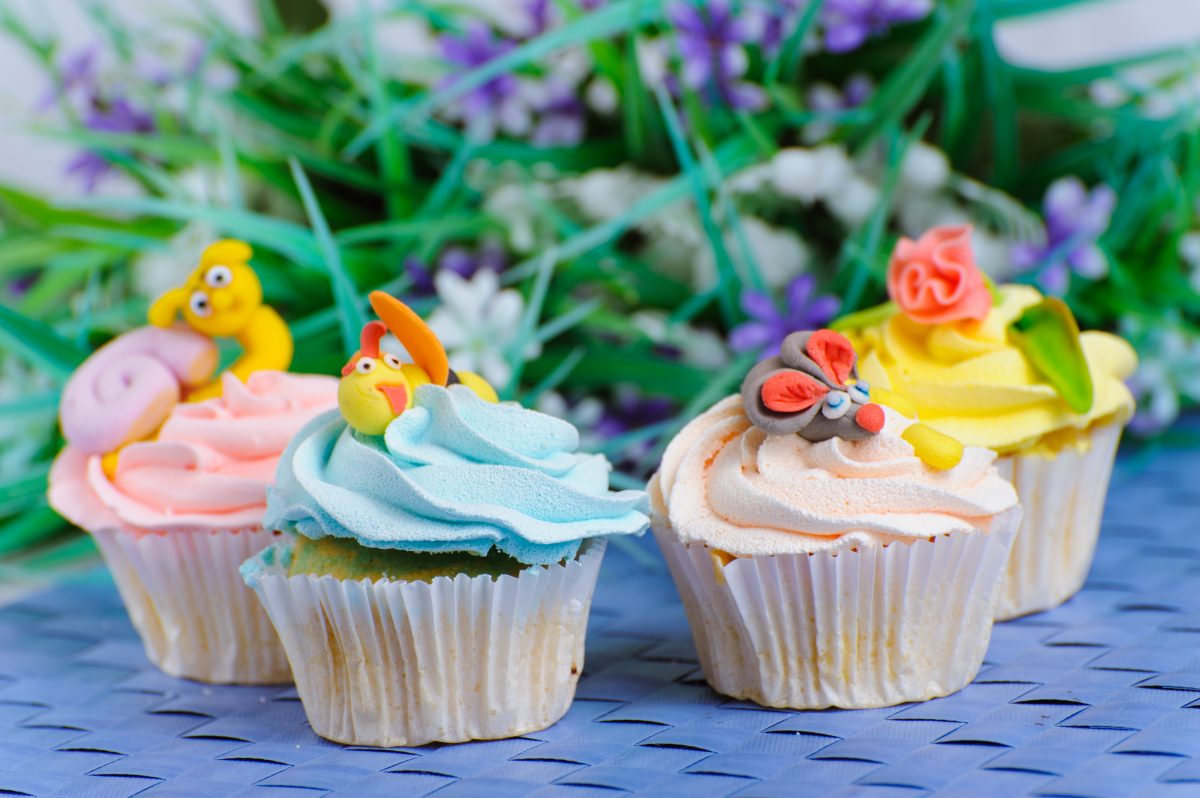 decorated cupcakes