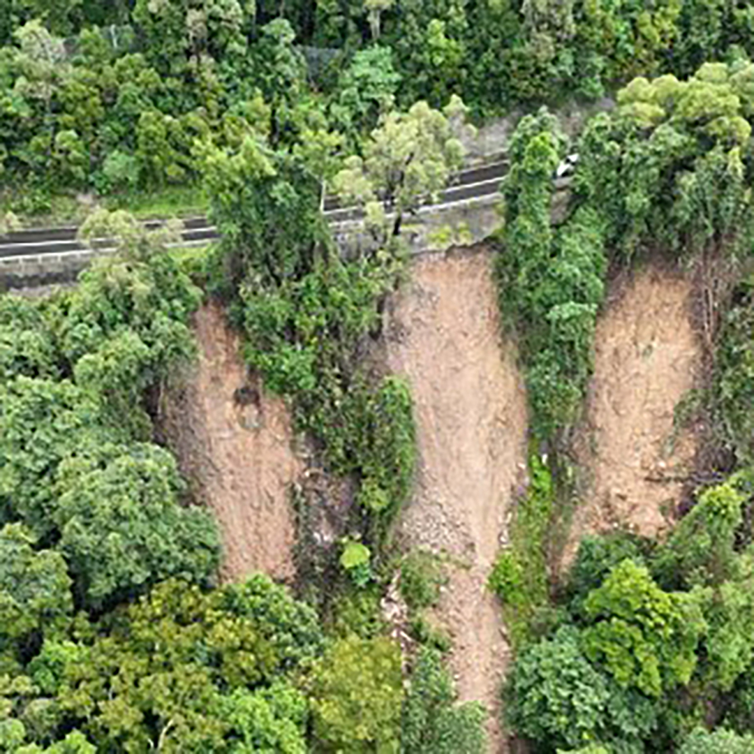 land slippage on Bulli Pass