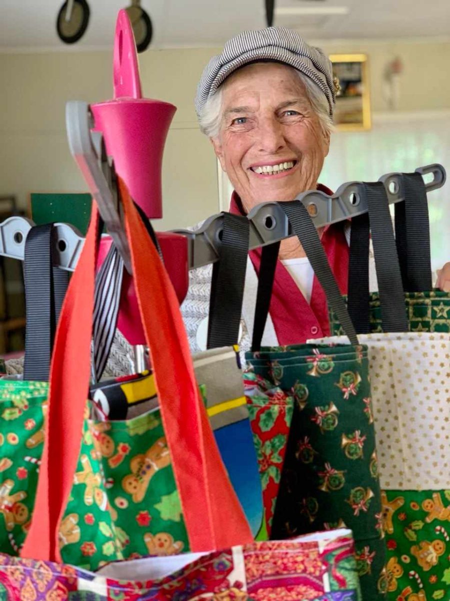 Lesley East started out as a junior Red Cross volunteer at Bermagui in the 1940s.