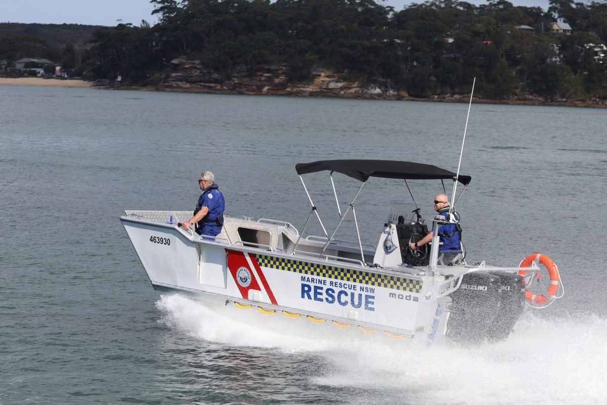 Marine Rescue boat on the water