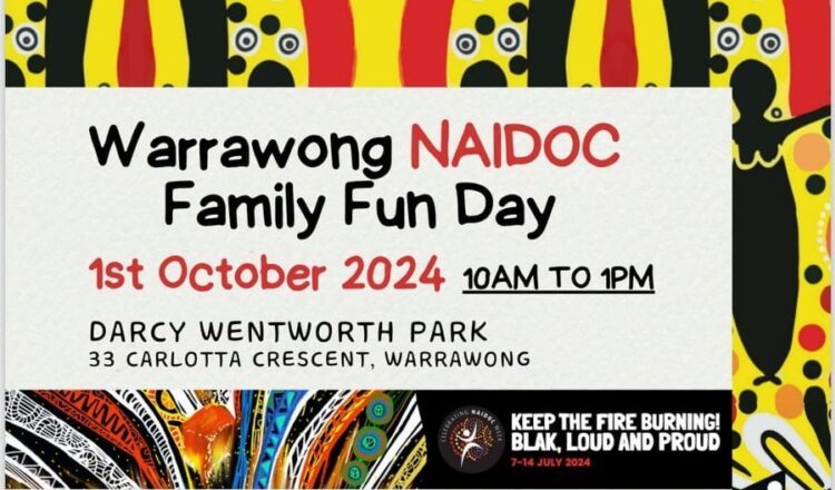 Banner for Warrawong NAIDOC family fun day