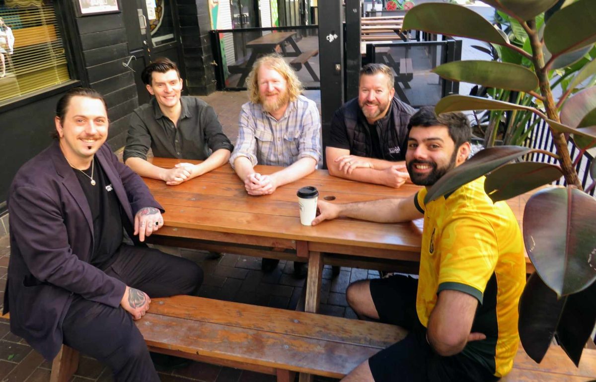 Wollongong hospitality leaders Joshua Hill, Adam Murphy, Nathan Stratton, Ryan Aitchison, and Ben Abraham have promised to bring back Santa Fest for 2024. 