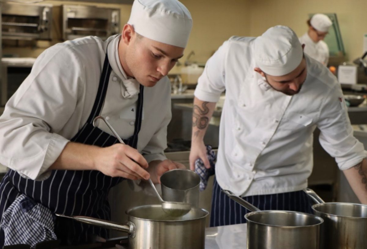 Apprentice chef Luca O'Shea