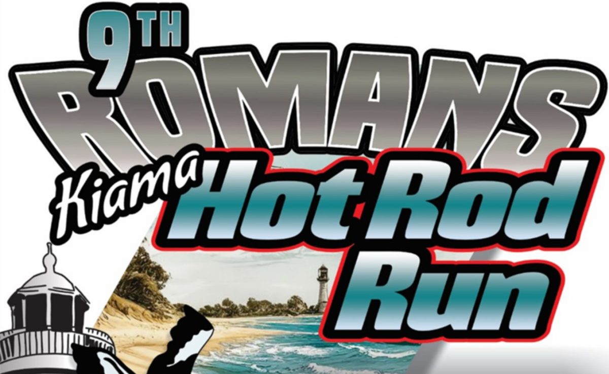 Banner for Romans hot rod run