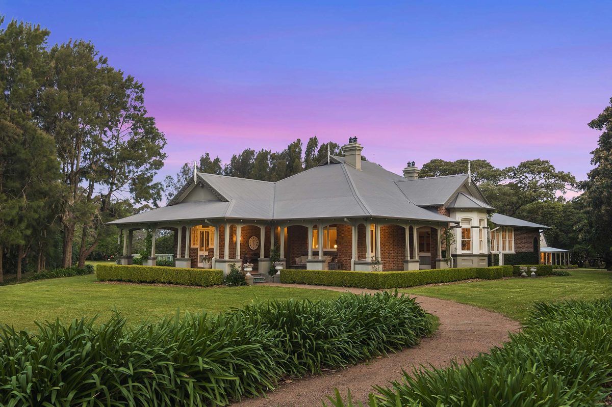 Main residence at 73 Rose Valley Road in Rose Valley