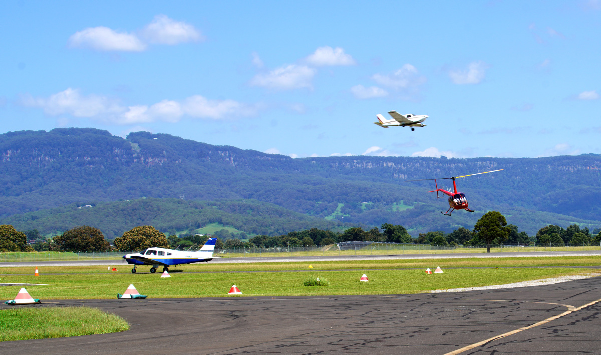 Planes at Shellharbour Airport