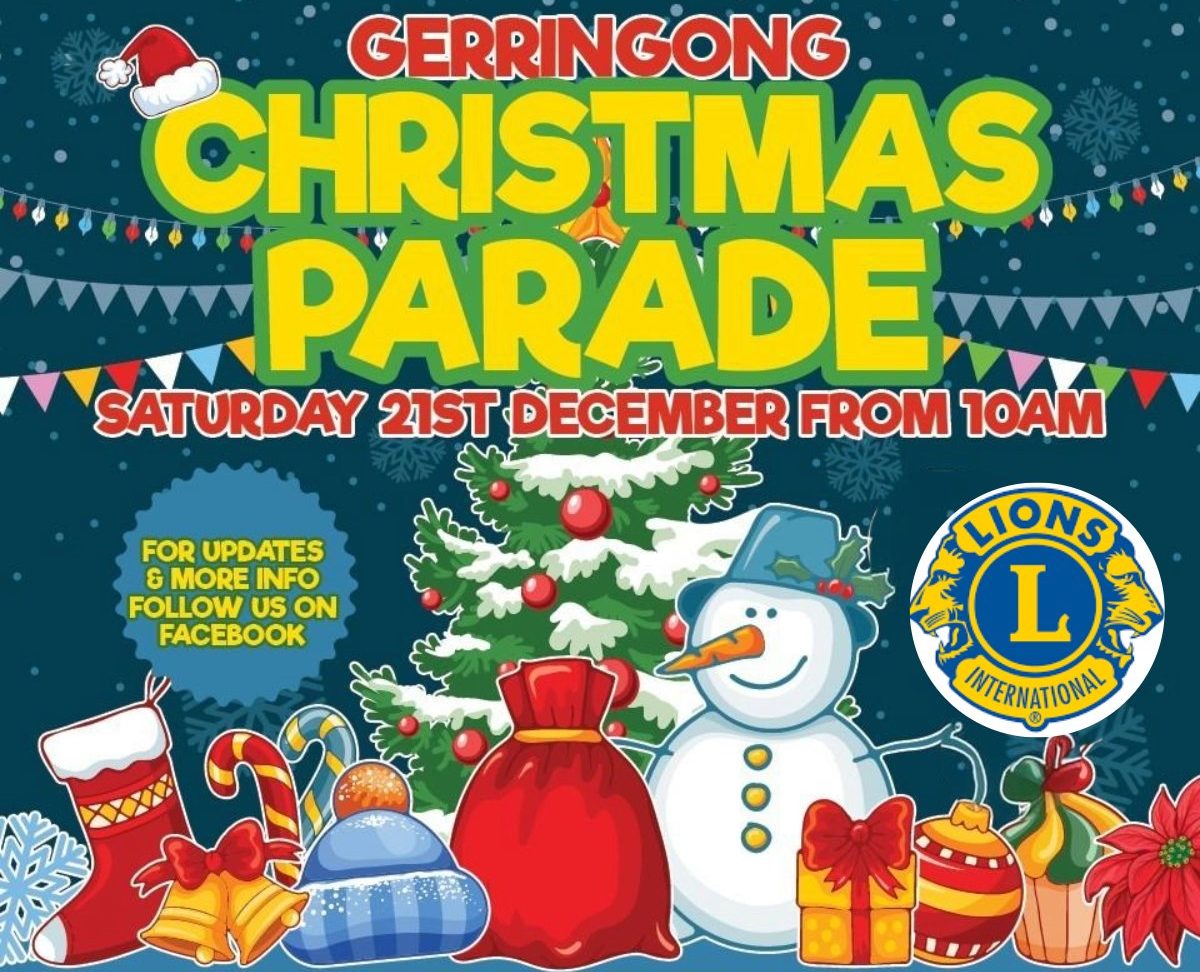 Banner for Gerringong Christmas Parade