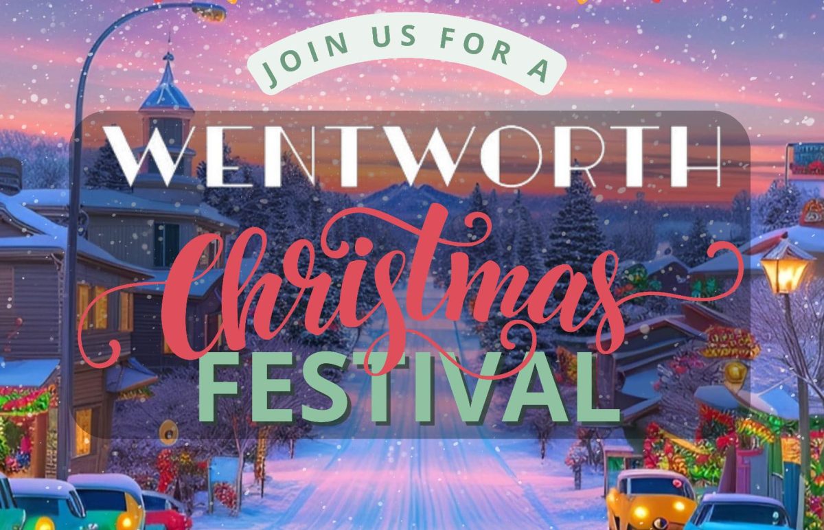 Poster for Christmas event at The Wentworth