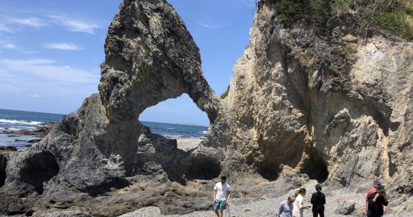 Narooma's Australia Rock is but a fleeting phenomenon