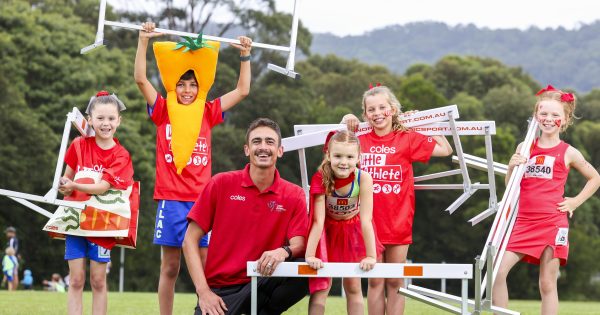 Three-time Olympian inspires Illawarra's littlest athletes as funding boost helps centres overcome hurdles