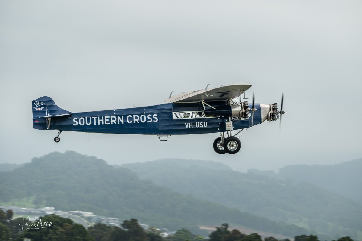 Replica of the Southern Cross plane.