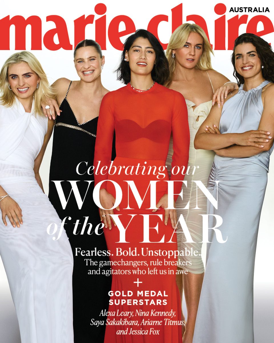 Cover of marie claire's Women of the Year Issue. Photo: Simon Eeeles for marie claire.