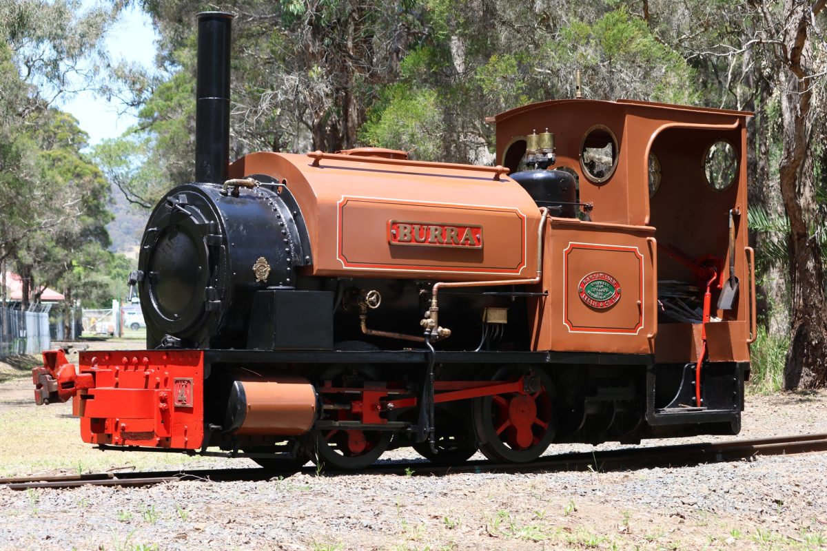 Locomotive Burra at the Illawarra Light Railway Museum