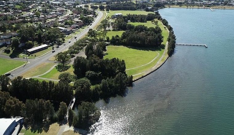 Open space at Warrawong near Lake Illawarra.