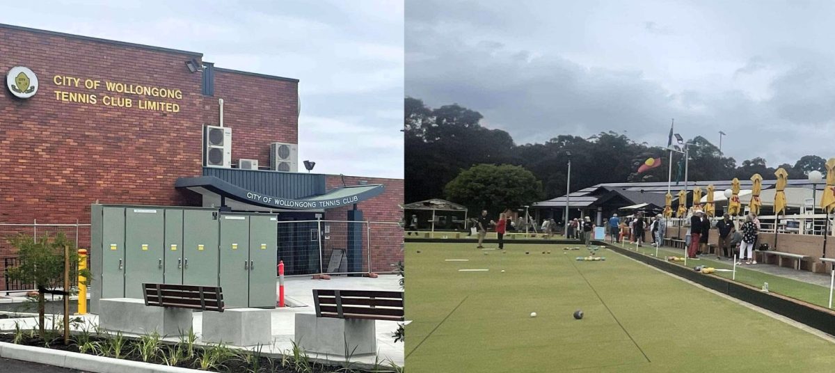 Wollongong Tennis Club and Wiseman Park Bowling Club are in amalgamation talks