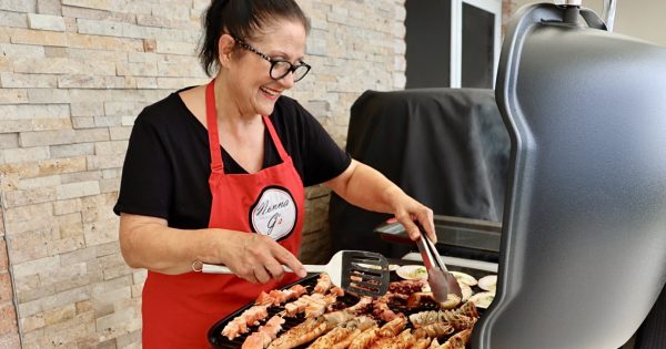 Summer BBQ Series: Flinders nonna Gina Ottaway’s honey soy salmon skewers