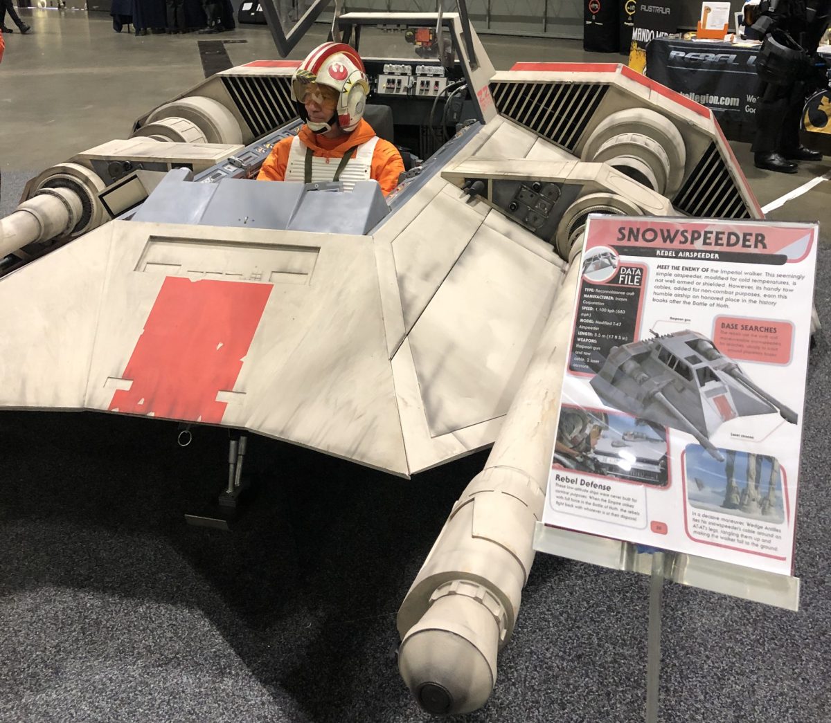 Star Wars spaceship prop