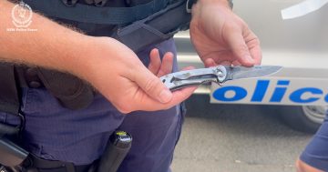 Police seize 9 knives using electronic scanning 'wands' in Wollongong operation