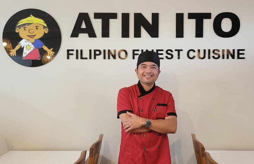 Roger Lingal in his Cringila based Filipino restaurant Atin Ito