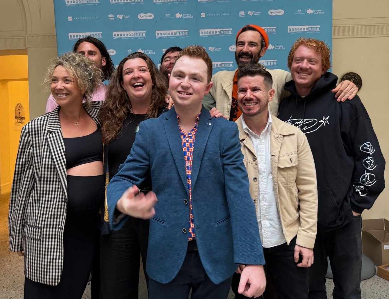 group of smiling people