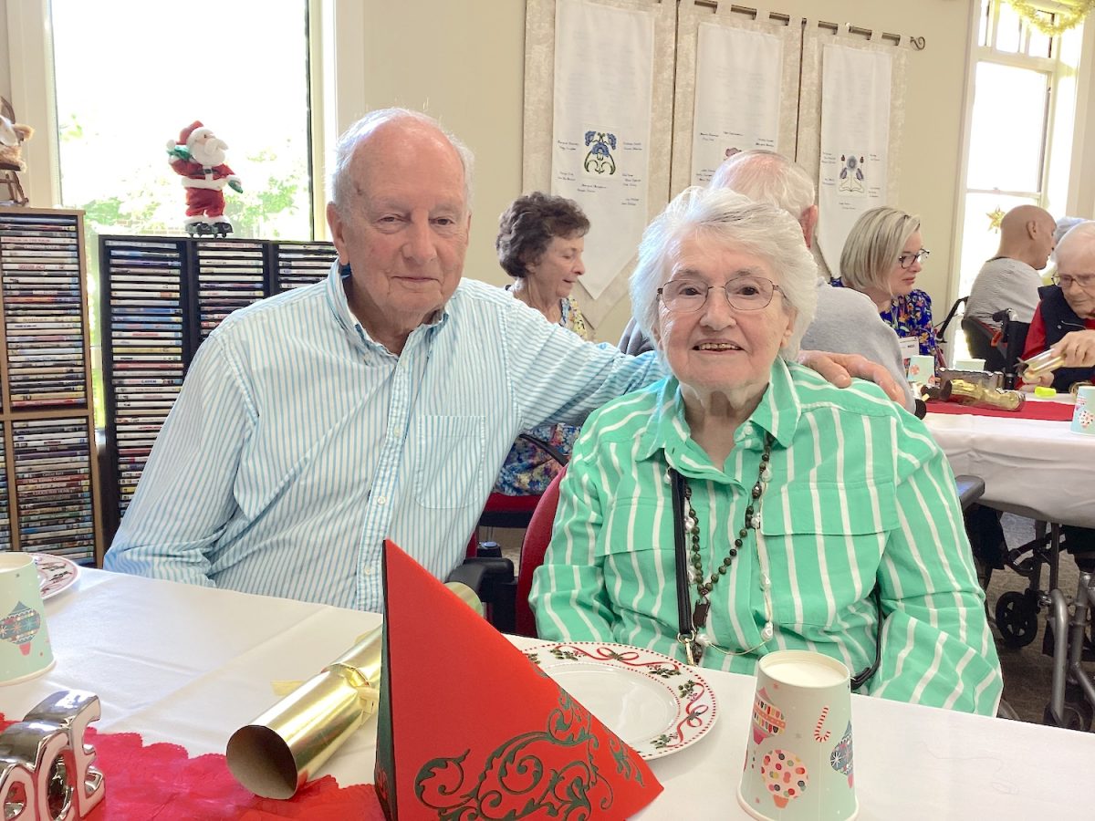 Former television engineer Andrew McKean now writes stories inspired by the nursing home he lives in with his wife, Patricia. 