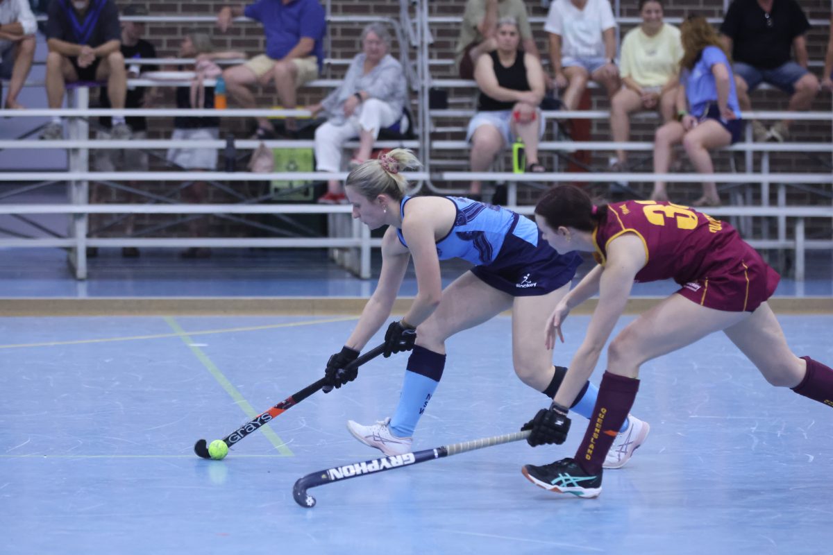 Brooke Welsh playing for NSW. 